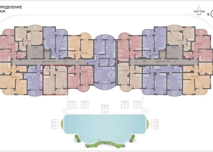 In A Luxurious Complex In Sunny Apartament *